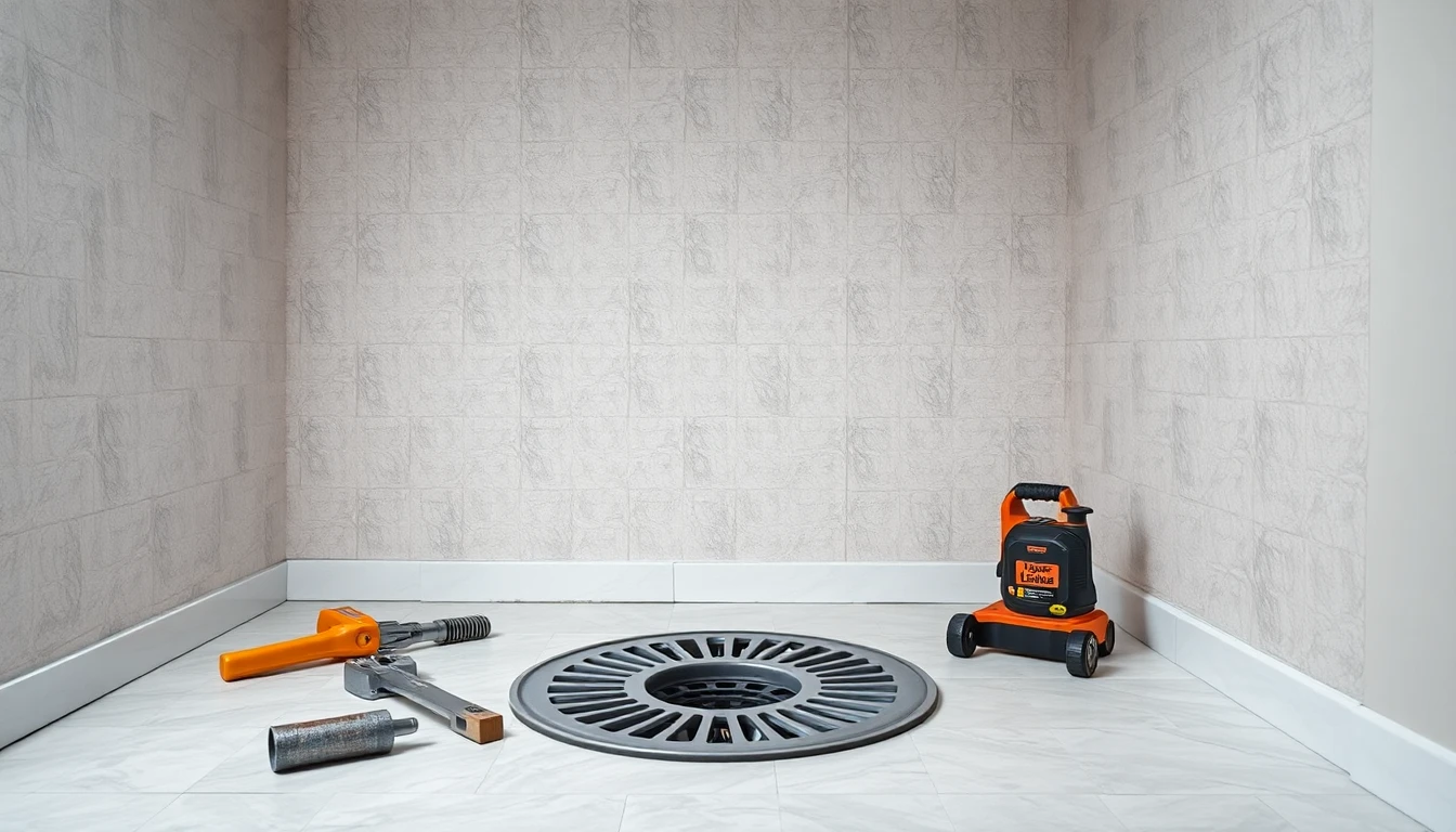 Interior Drain Tile Installation